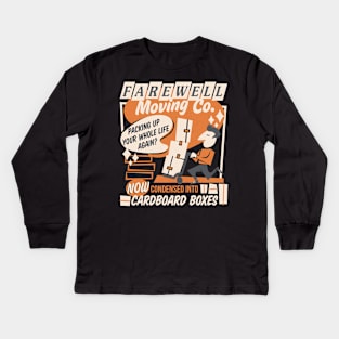 Farewell Moving Co. Kids Long Sleeve T-Shirt